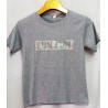 Италианска дамска тениска FUN FUN S-XL размер в сиво.