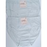 Памучни дамски бикини L-XL размер 2 броя пакет в светла мента.
