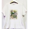 Италианска макси дамска блуза POSITIVE 3XL в бяло.