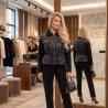 Италиански дамски комплект XL размер в черно.