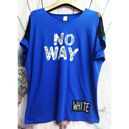 Дамска туника NO WAY 4XL размер в синьо.