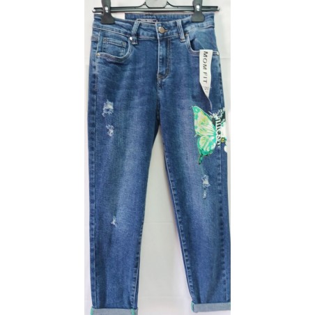 Дамски дънки ПЕПЕРУДА S-XL размер.