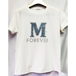 Италианска дамска тениска FOREVER  L-2XL размер.